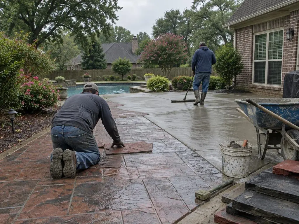 Stamped Concrete in Germantown, TN